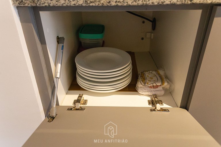 Full studio and leisure near the Frei Caneca Mall