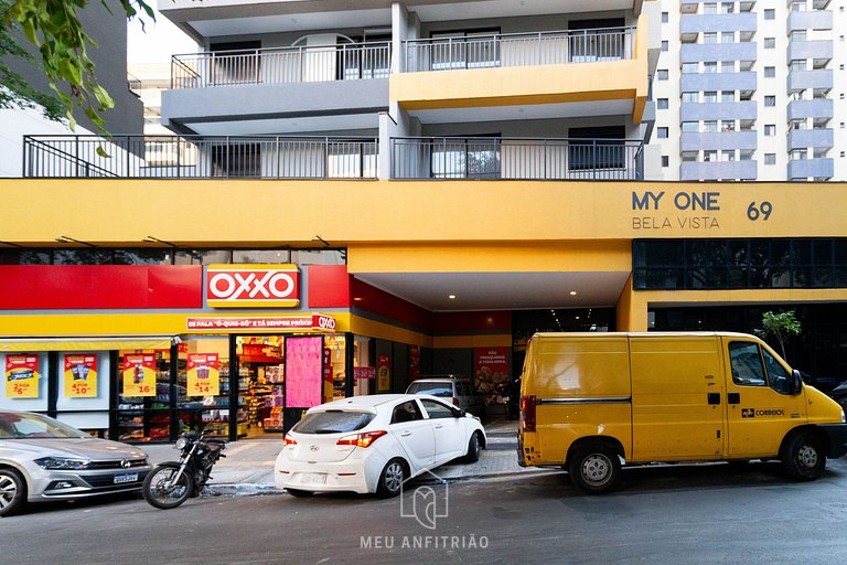 Full studio and leisure near the Frei Caneca Mall