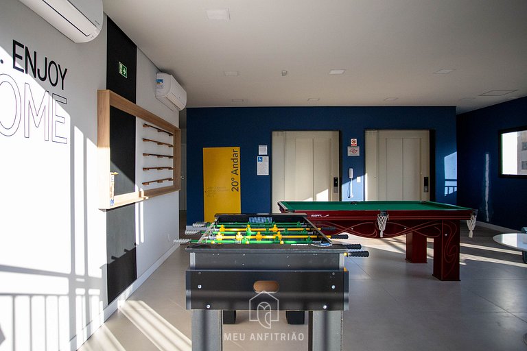 Full studio and leisure near the Frei Caneca Mall