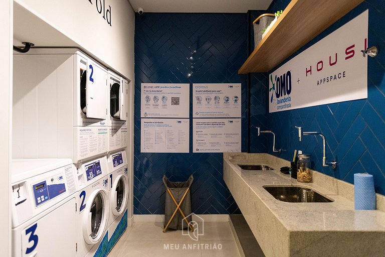 Full studio and leisure near the Frei Caneca Mall