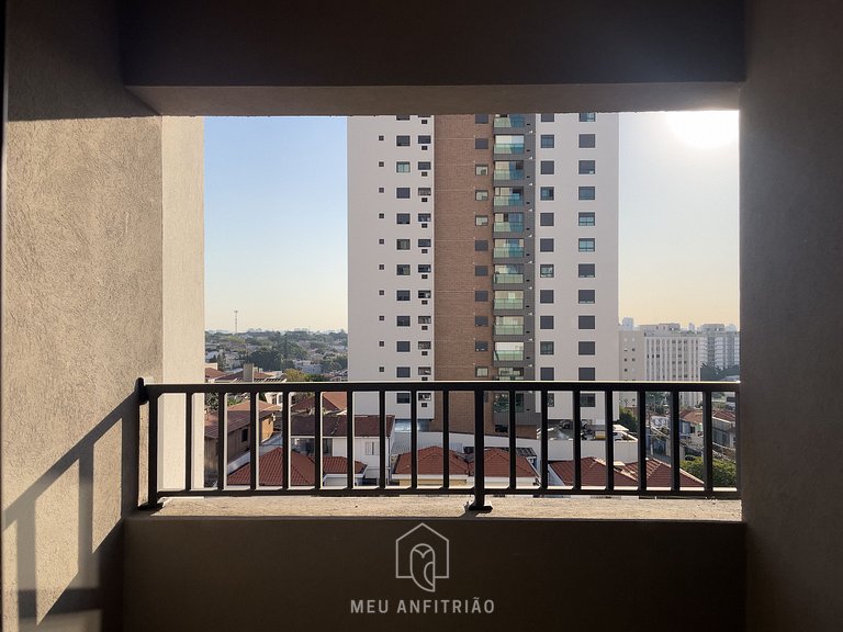 Studio with balcony and leisure near Saúde subway