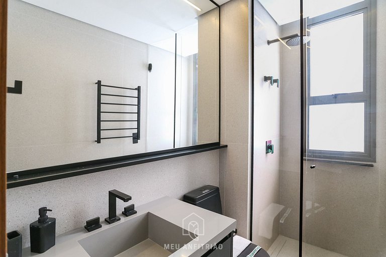 35m² apartment w/ garage 1km from Ibirapuera Park