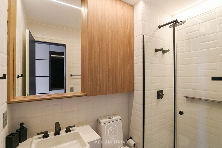 30m² apartment with mezzanine near Ibirapuera Park