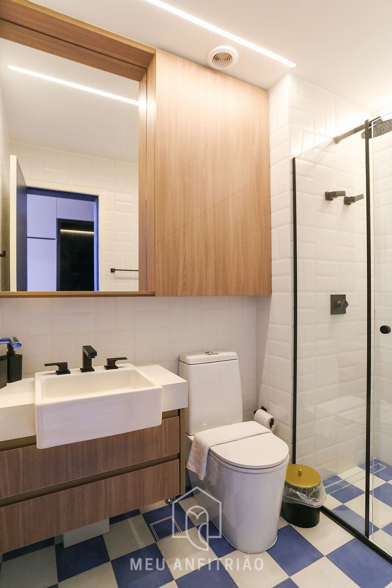 30m² apartment with mezzanine near Ibirapuera Park