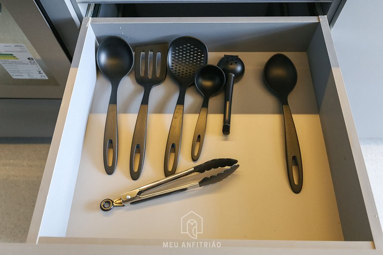 30m² apartment with mezzanine near Ibirapuera Park