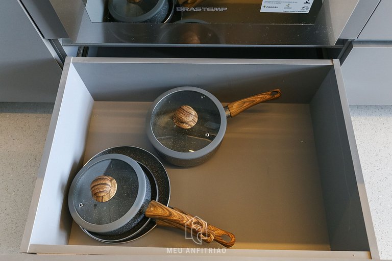 30m² apartment with mezzanine near Ibirapuera Park