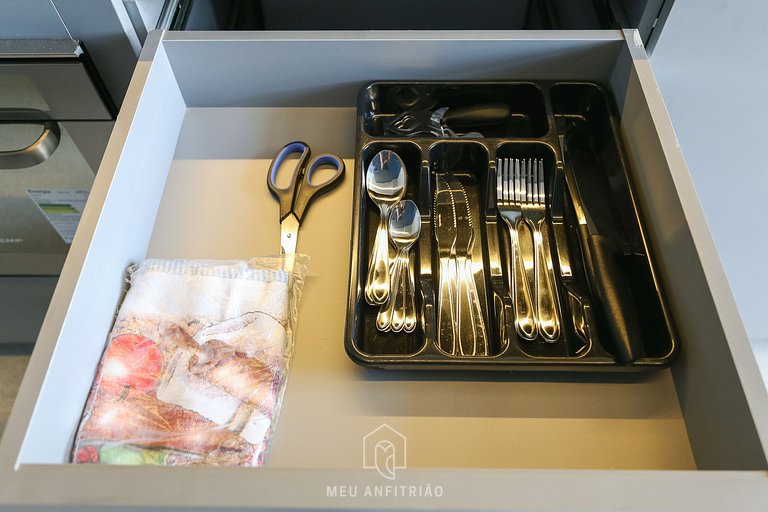 30m² apartment with mezzanine near Ibirapuera Park