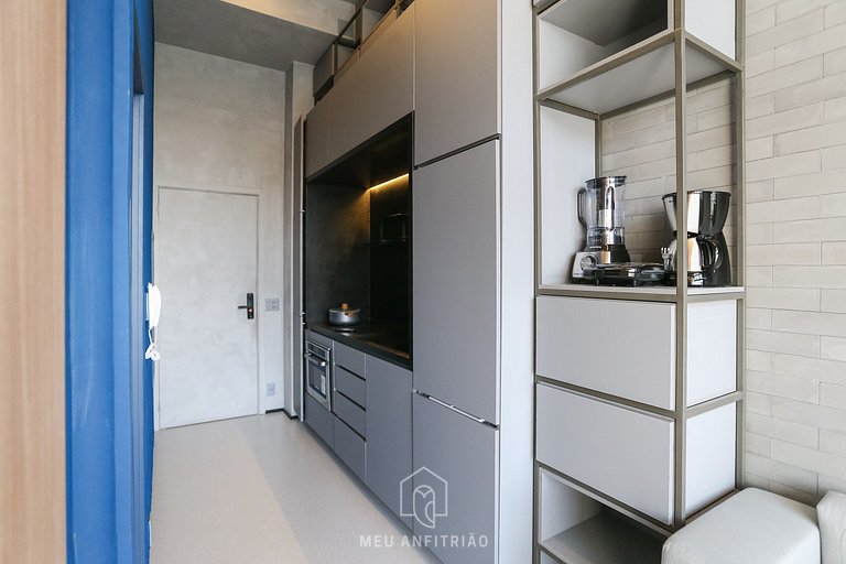 30m² apartment with mezzanine near Ibirapuera Park