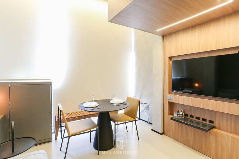 30m² apartment with mezzanine near Ibirapuera Park