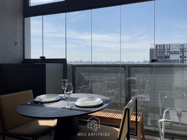 30m² apartment with mezzanine near Ibirapuera Park