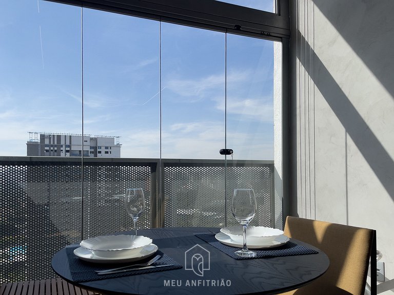 30m² apartment with mezzanine near Ibirapuera Park