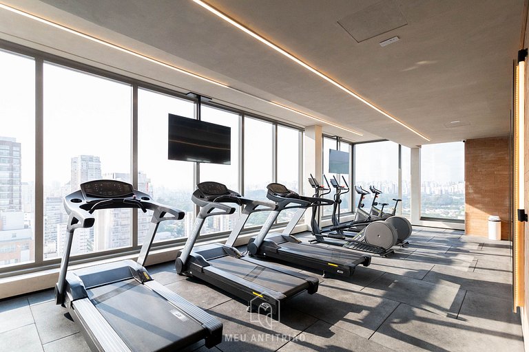 30m² apartment with mezzanine near Ibirapuera Park