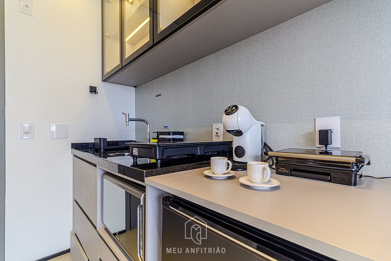 Complete studio for 2 w/ leisure in Paraíso subway