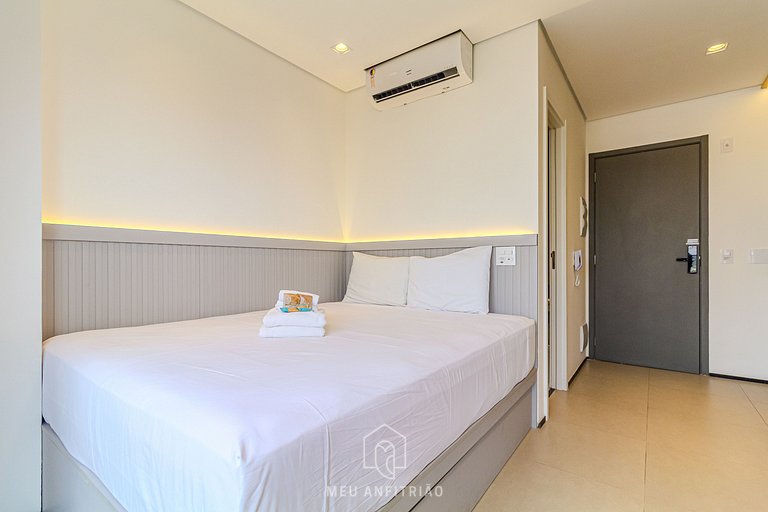 Complete studio for 2 w/ leisure in Paraíso subway