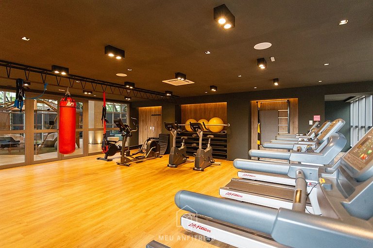 Complete studio for 2 w/ leisure in Paraíso subway