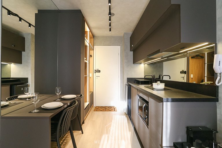 Studio for 3 w/ leisure 600m from Brooklin subway