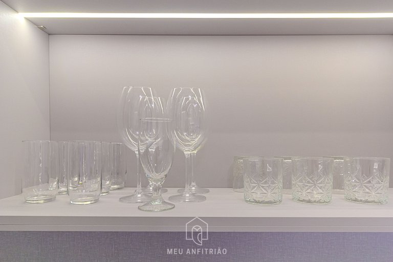 Complete studio for 2 w/ leisure in Paraíso subway