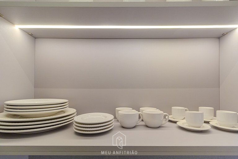 Complete studio for 2 w/ leisure in Paraíso subway