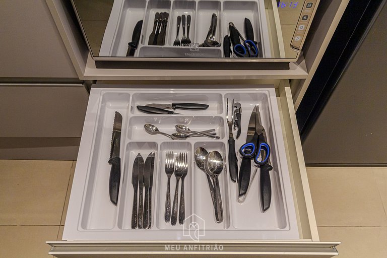 Complete studio for 2 w/ leisure in Paraíso subway