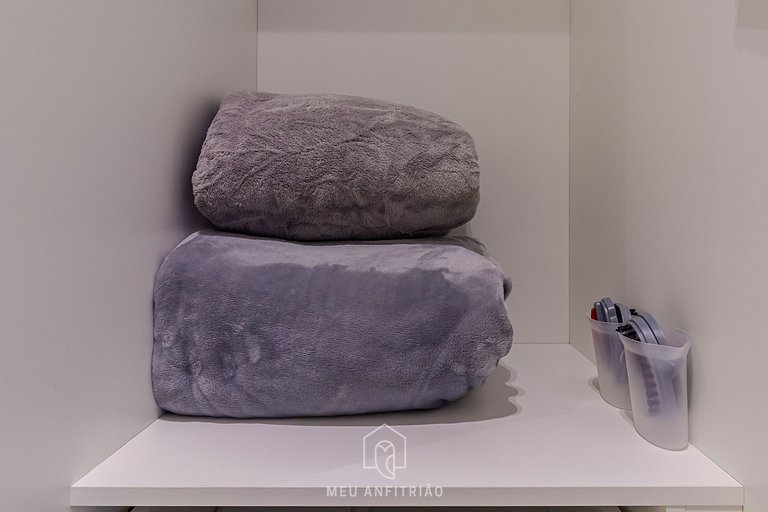 Complete studio for 2 w/ leisure in Paraíso subway