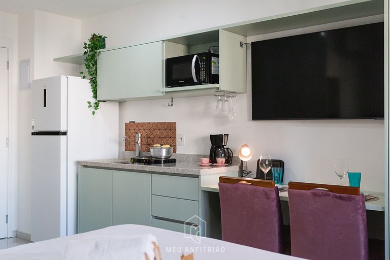 Balcony, complete leisure 300m from Allianz Parque