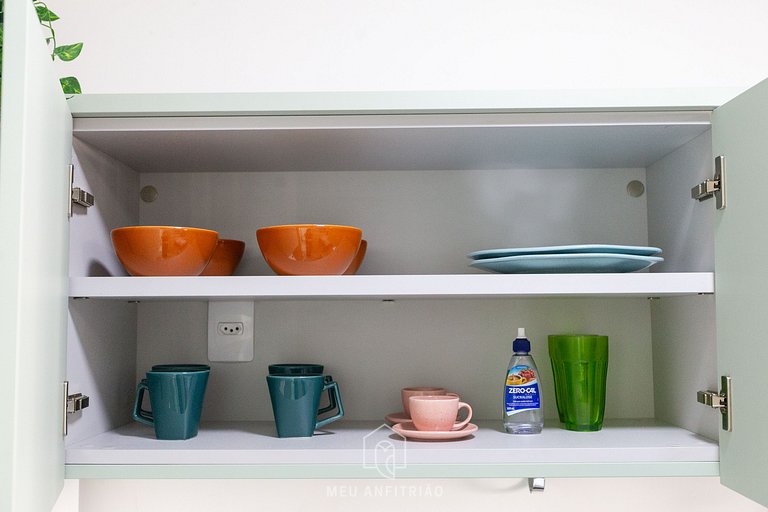 Balcony, complete leisure 300m from Allianz Parque