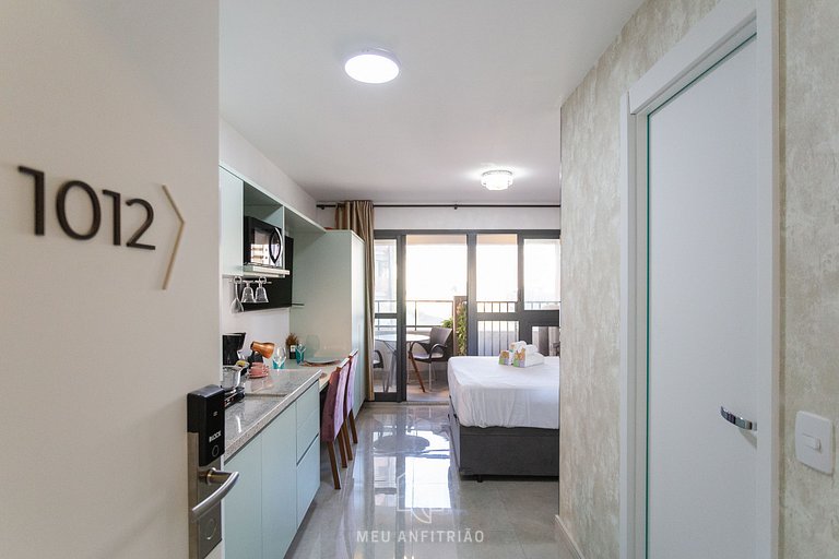 Balcony, complete leisure 300m from Allianz Parque