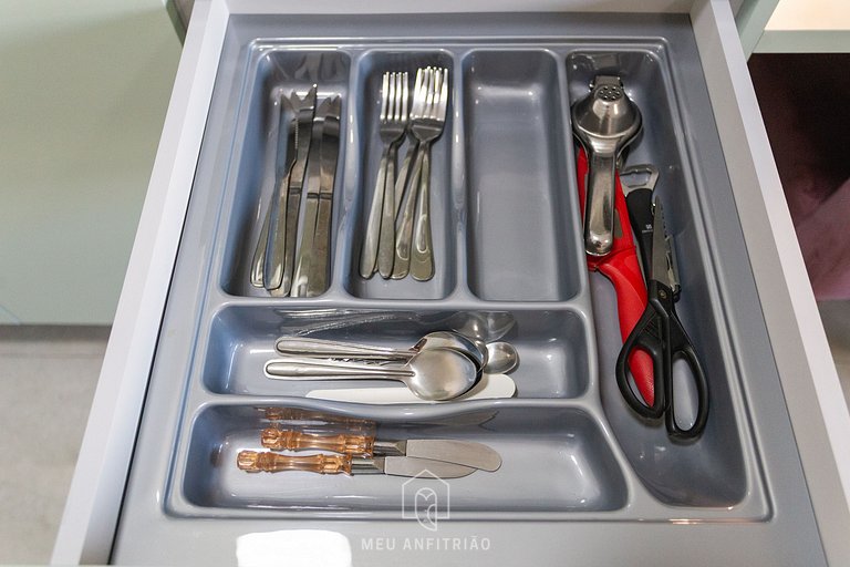 Balcony, complete leisure 300m from Allianz Parque