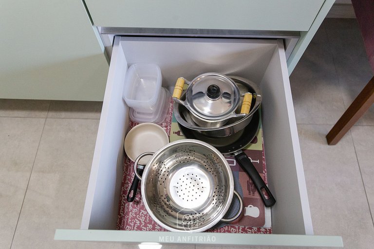 Balcony, complete leisure 300m from Allianz Parque