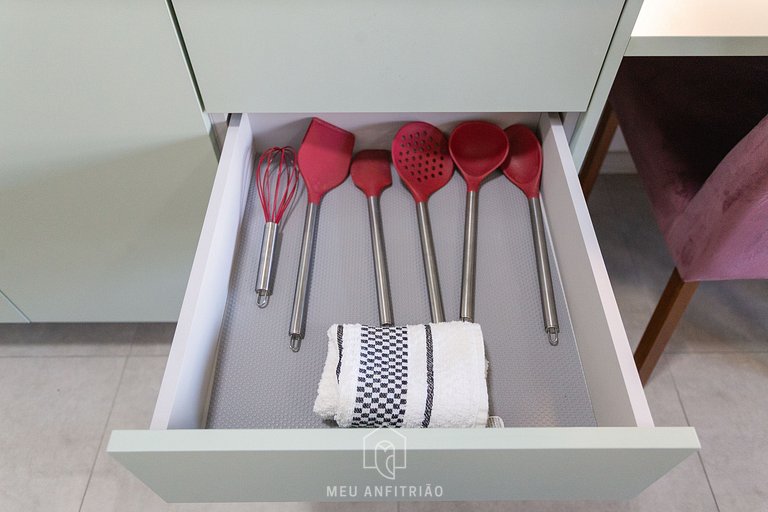 Balcony, complete leisure 300m from Allianz Parque