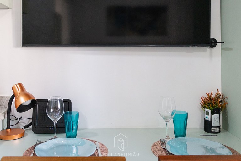 Balcony, complete leisure 300m from Allianz Parque