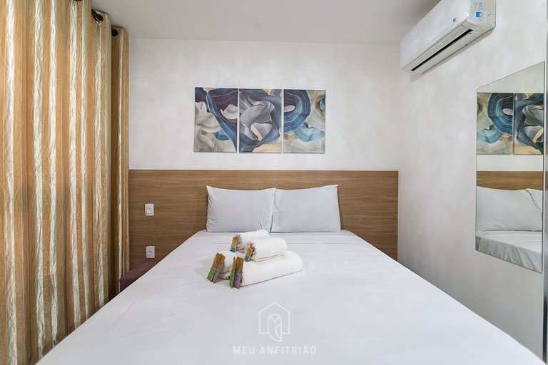 Balcony, complete leisure 300m from Allianz Parque