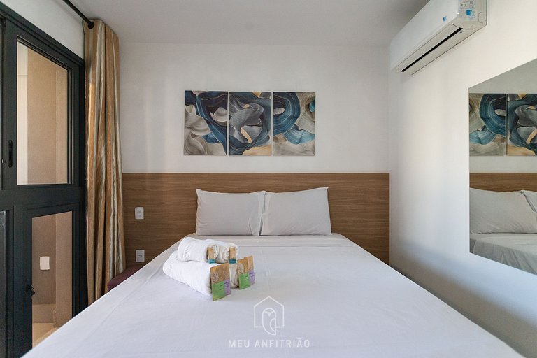 Balcony, complete leisure 300m from Allianz Parque