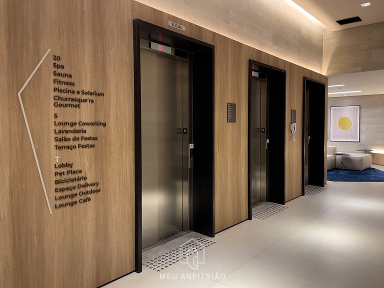 40m², 4 pessoas e lazer a 300m do Allianz Parque