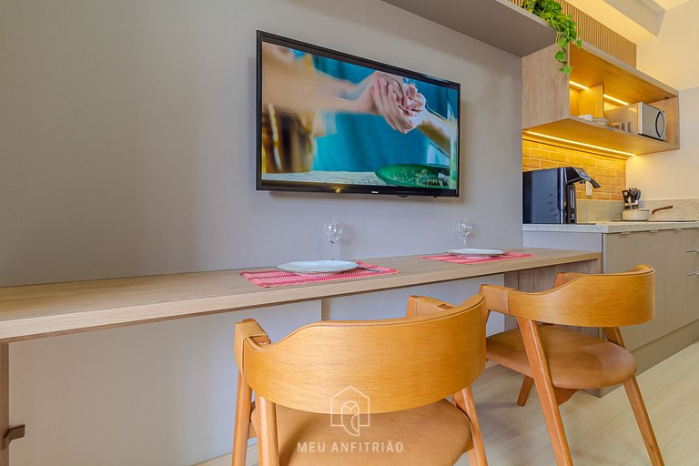 New studio, balcony, leisure, 100m from subway