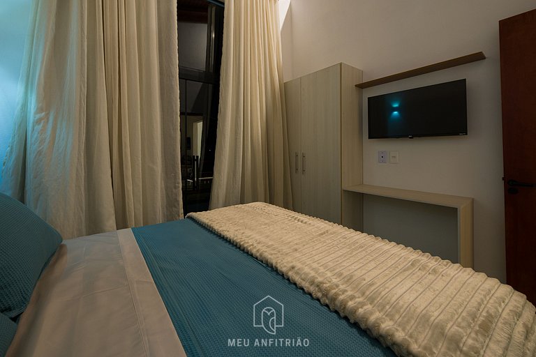 Chalet tranquilo con fogata rodeado de naturaleza