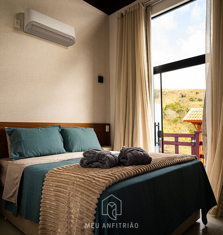 Chalet tranquilo con fogata rodeado de naturaleza