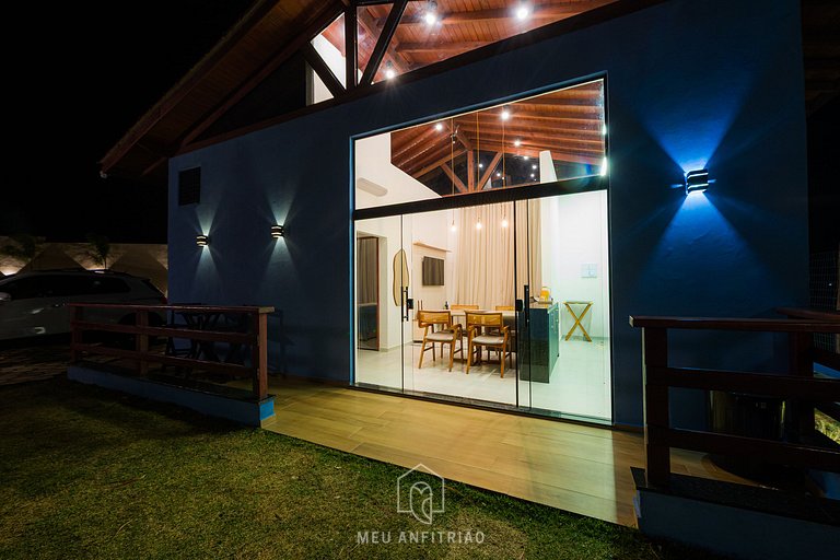 Chalet tranquilo con fogata rodeado de naturaleza