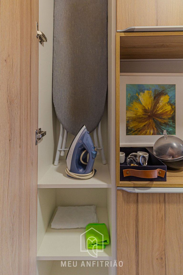 Studio p/2, cozinha completa perto do aeroporto