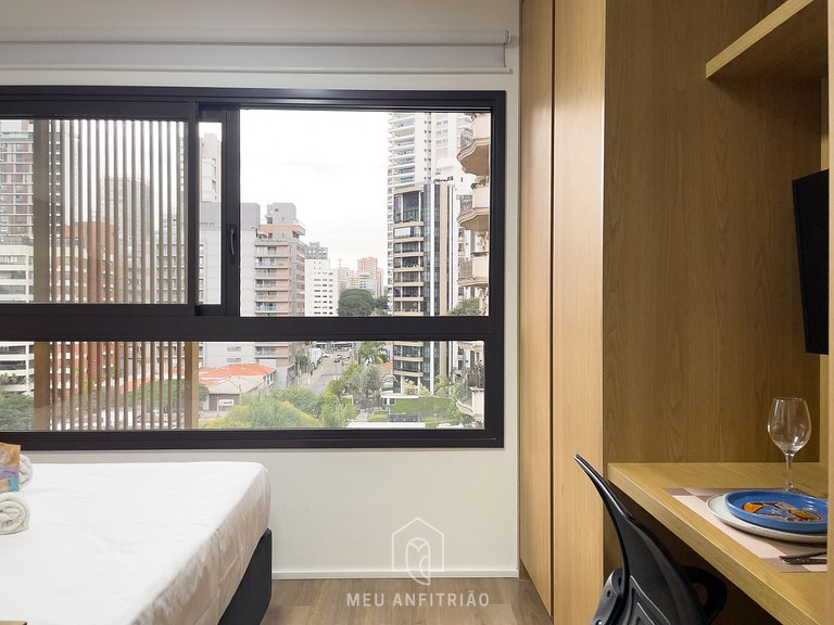 Studio with leisure near Ibirapuera Park