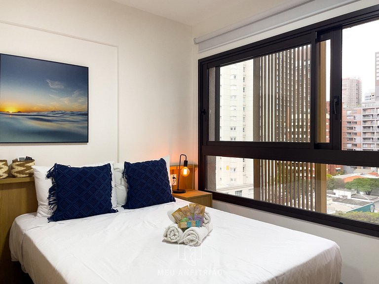 Studio with leisure near Ibirapuera Park