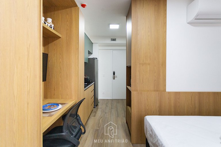 Studio with leisure near Ibirapuera Park