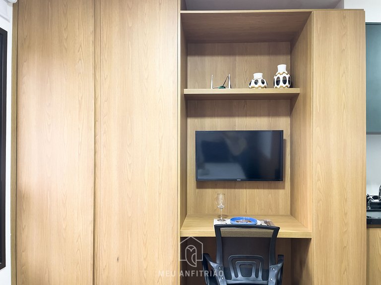 Studio with leisure near Ibirapuera Park