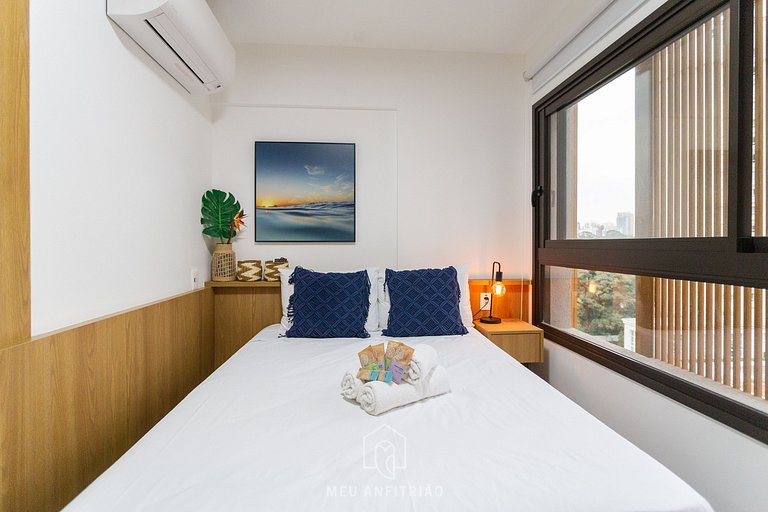 Studio with leisure near Ibirapuera Park