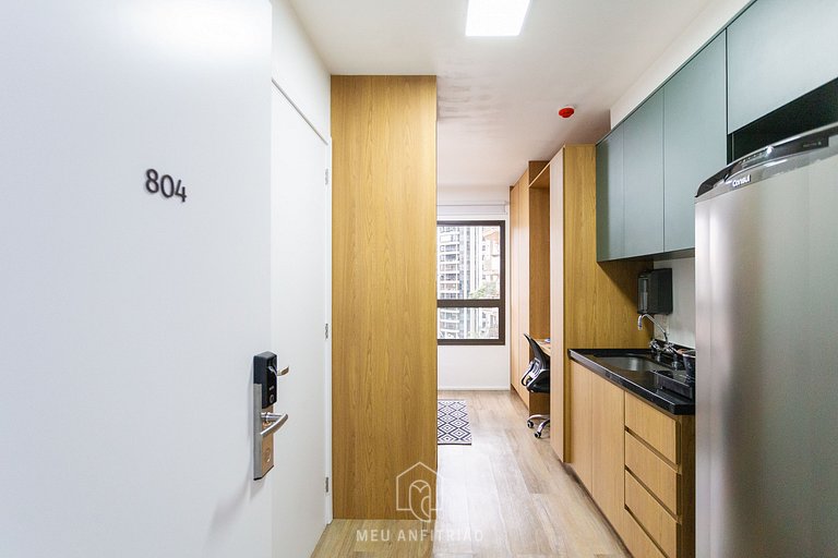 Studio with leisure near Ibirapuera Park