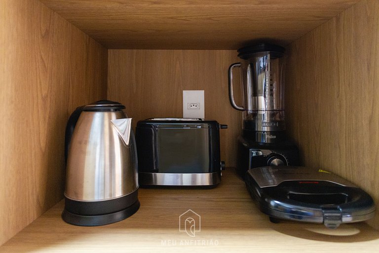 Studio with leisure near Ibirapuera Park