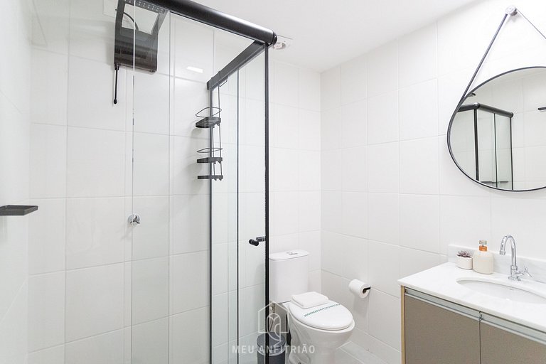 Balcony, pool, gym, 400m from Allianz Parque