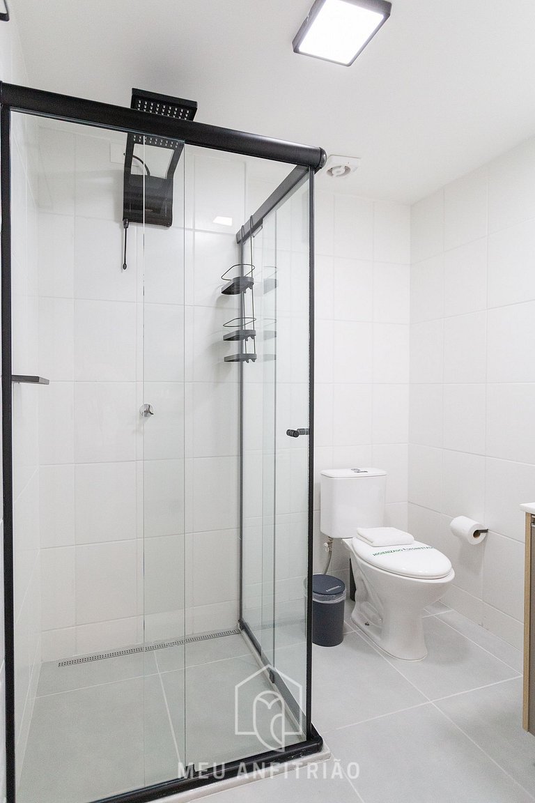 Balcony, pool, gym, 400m from Allianz Parque