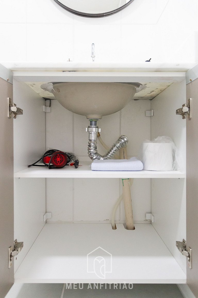 Varanda, piscina, academia, 400m do Allianz Parque