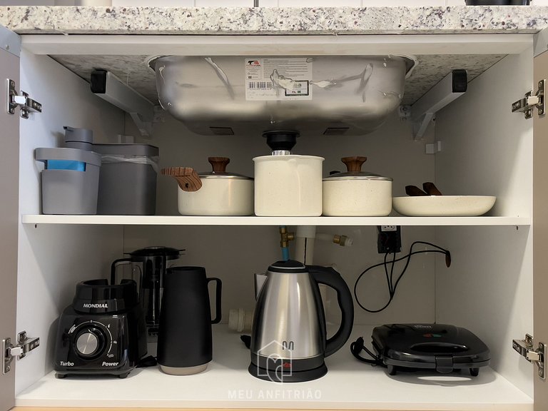 Varanda, piscina, academia, 400m do Allianz Parque